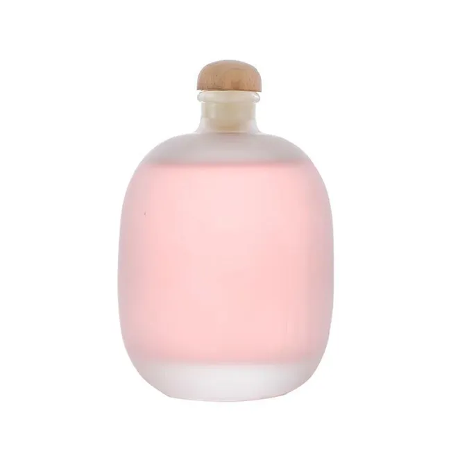 Free Samples Transparent Round Shape 500ml 1500ml Fruit Wine Glass Drink Bottle