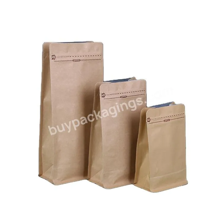 Fresh Glossy Finished Wholesale Waterproof Goglio Valve Foil Coffee Bag With Valve Gusset