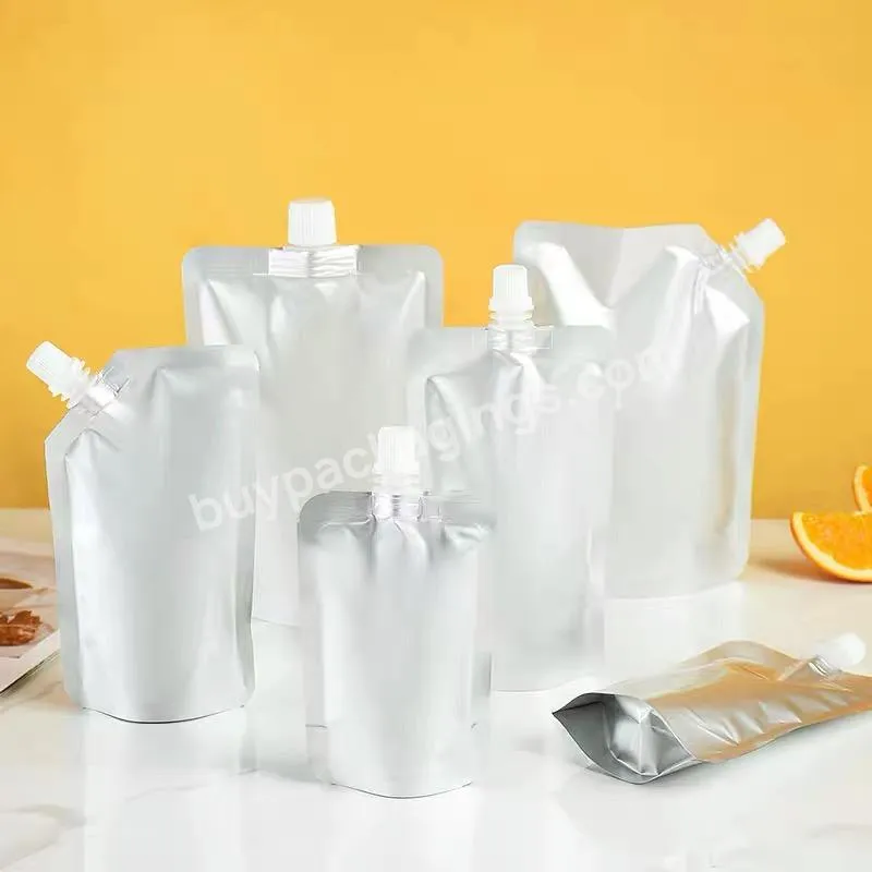 Frozen Ice Cream Jelly Bag Energy Drinking Packaging Plastic Drink Juice Pouch Bag Bolsa Clear Stand Up Pouches With Spout