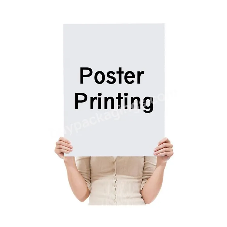 Full Color Custom Design Big Size a1 a2 a3 a4 a5 Poster Printing