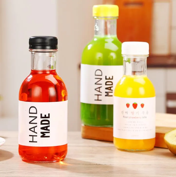 Glass bottle manufacturers popular beverage bottle glass fruit wine bottle 250ml 350ml 500ml