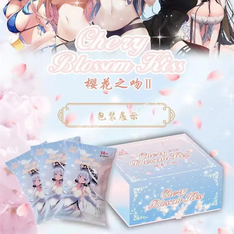 Goddess Story Anime Cards Cherry Blossom Kiss Collection Paper Children Japanese Figure Peripheral Character Kid's Gift Card Toy - Buy Cherry Blossom Kiss Collection Cards Goddess Bikini Story Anime Children Japanese Figure Peripheral Character Kid G