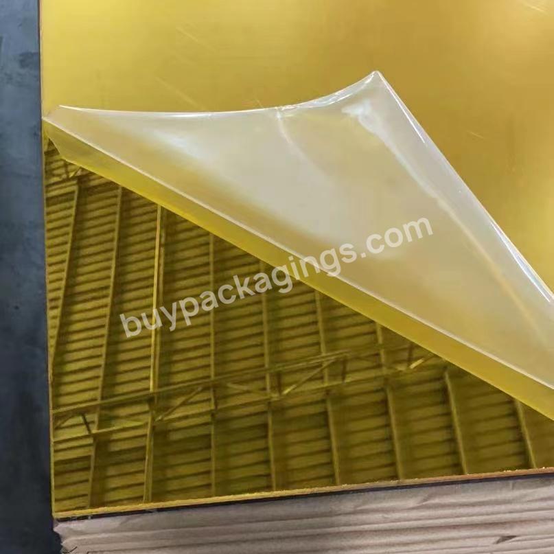 Gold Acrylic Sheet/silver Gold Color Acrylic Mirror Sheets/pmma Acrylic Panels