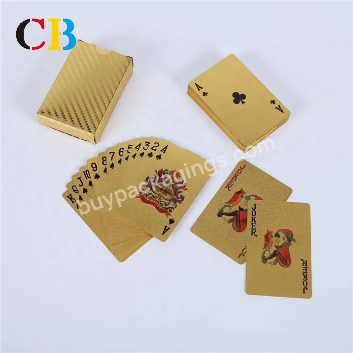 Gold Foil Playing Cards Texas Hold'em Poker Gold-foil-greeting-cards Gold Foil 3d Love Greeting Card