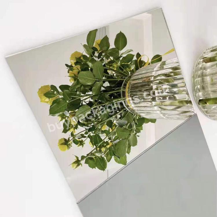 Golden 1mm Acrylic Mirror Sheet For Decoration 4x6ft 4x8ft 2 3 Self Adhesive Acrylic Acrylic Mirror