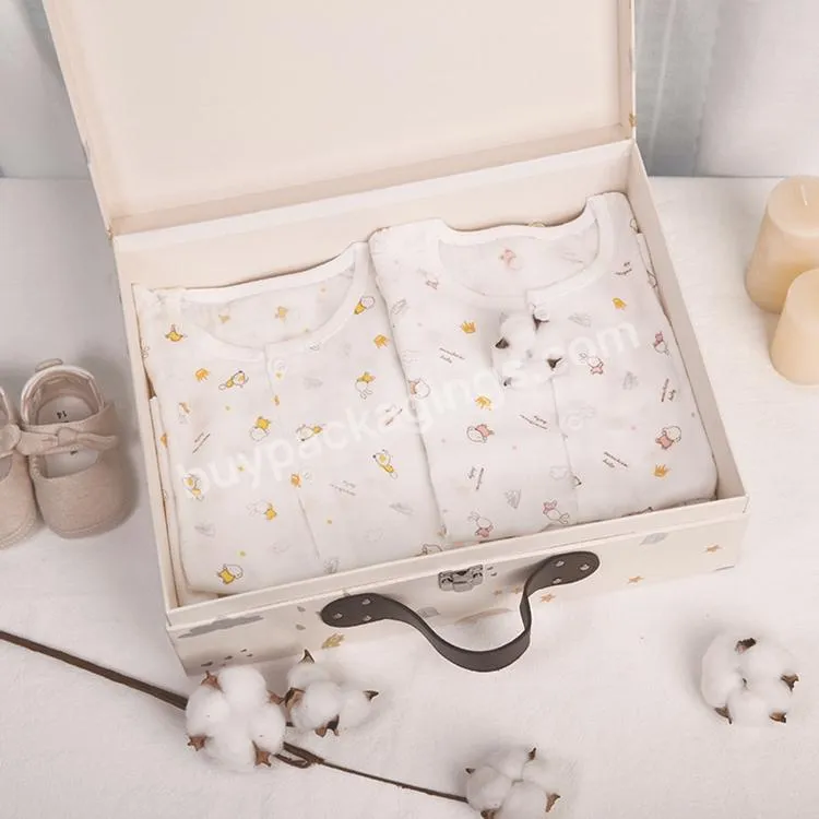 Golden Supplier Baby Clothing Gift Box Custom Printed Packaging For Clothing