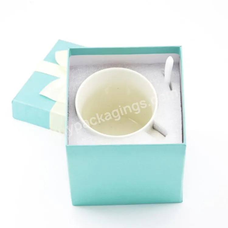 Golden Supplier Coffee Cup Mug Gift Set Customizable Gift Box Packaging