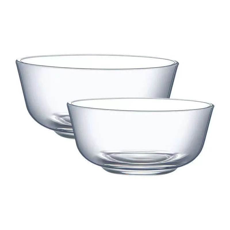 Good Quality  350ML 700ML 1100ML Round High Borosilicate Bowl Dessert Glass Bowl Ice Cream Food Glass Bowl