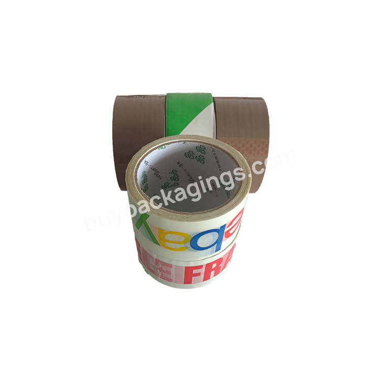 Good Service Carton Box Sealing Package Waterproof 40mic With Logo Colored Tape Brown Pack Of 6 Cello Washi Tape Package Tape