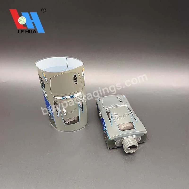 Gravure Printing Pvc Pet Shrink Wrap Label Sleeve For Car Shaped Lotion Shampoo Body Wash Conditioner Bottle