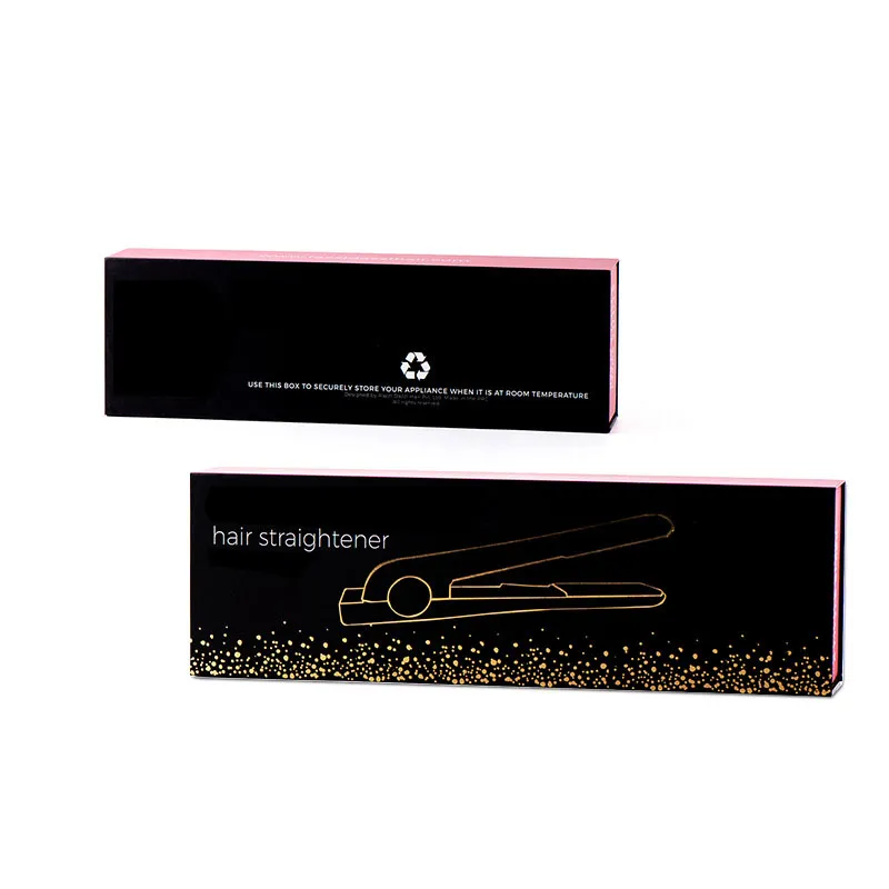 Hair straightener gift luxury custom box paper packaging box