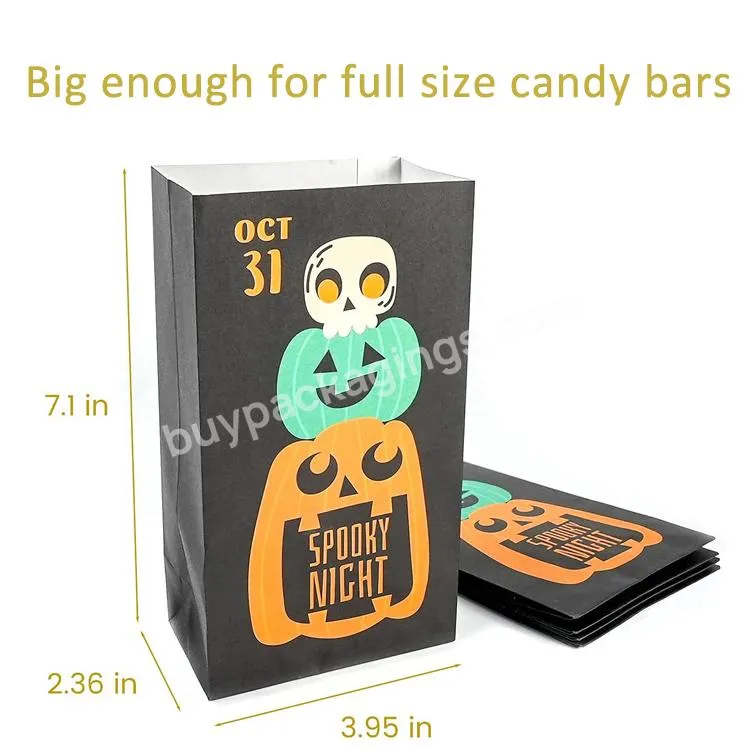 Handmade Halloween Goodie Bags Kids Party Favor Paper Candy Gift Bag