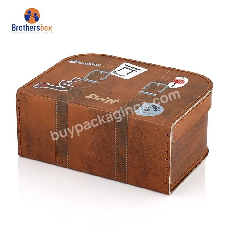 handmade paper gift box large cardboard suitcase