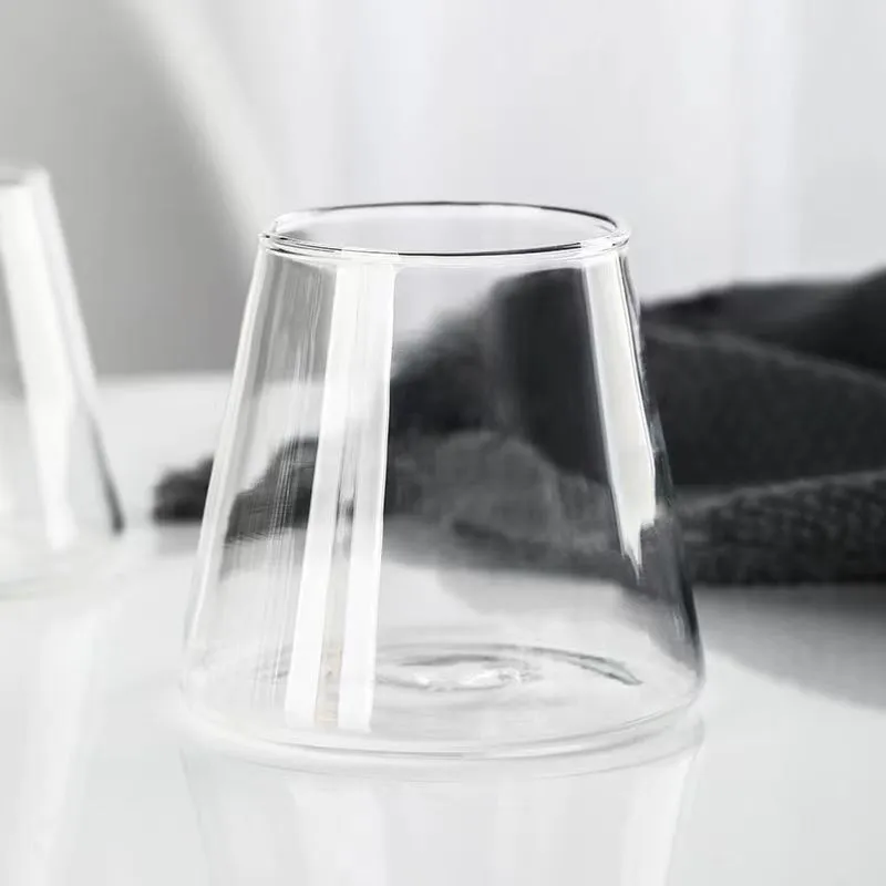 High Borosilicate Glass Wine Cup Heat Resistant  Mug Drink Home Tea Mount Fuji Cup Bar Coffee Glass Water Cup