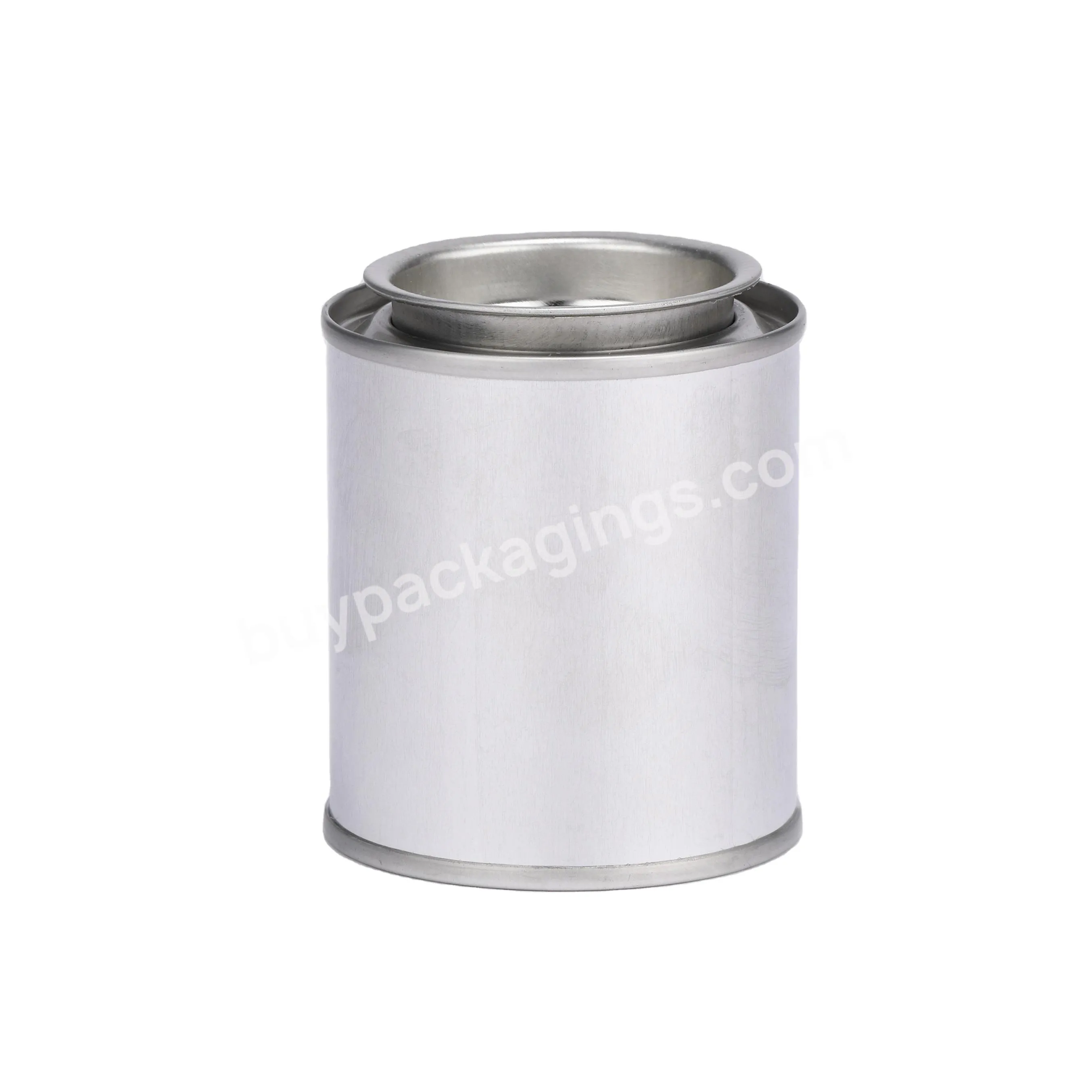 High Quality 0.1l Round Metal Tin Can With Lever Lid For Paint Packaging Or Other