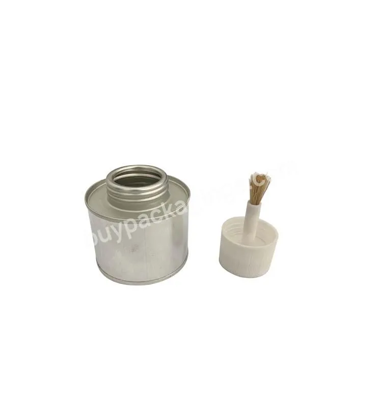 High Quality 100g Round Metal Tin Can With Plastic Lid For Pvc Glue Packaging Or Other Packaging