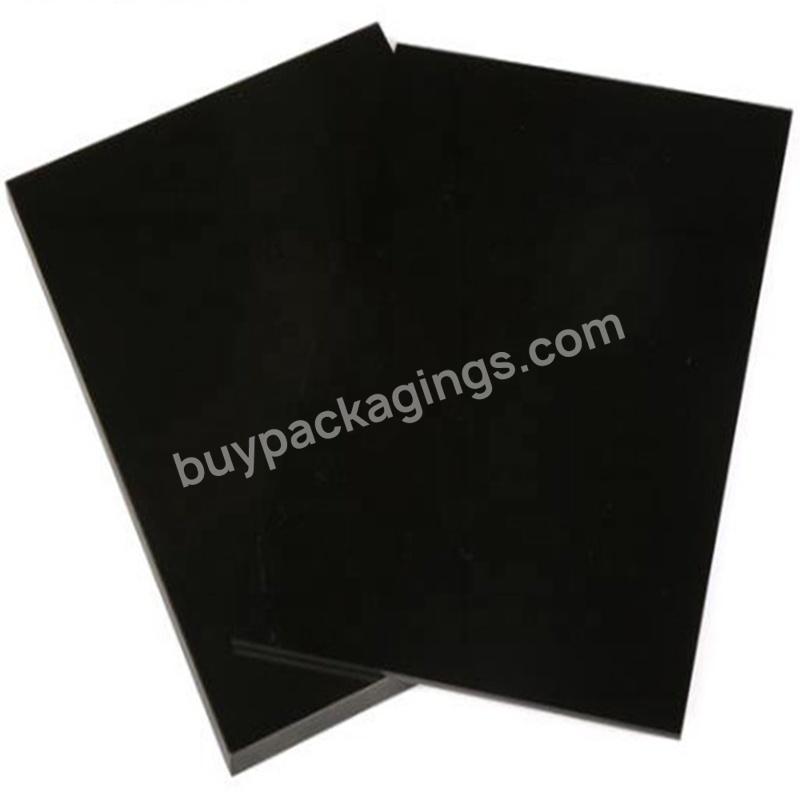 High Quality 2mm 3mm 4mm 5mm Black Perspex Sheet Pmma Acrylic Board Cut To Size Acrylic Black Sheet