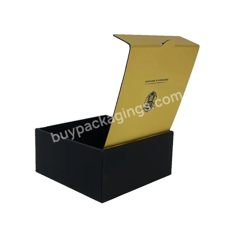 High Quality black Cardboard Paper Gift Jewelry Box Custom Logo Popular Watch Case Packaging Watch Box