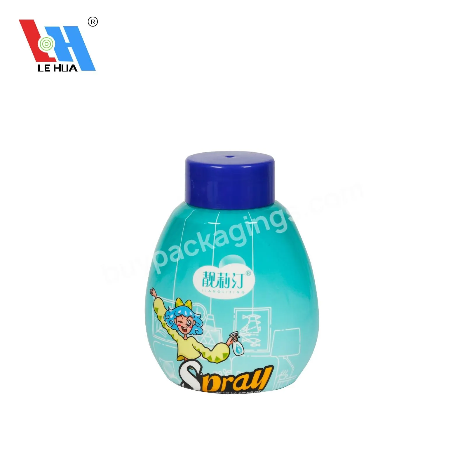 High Quality Care 300ml Plastic Pvc Shower Pump Lotion Shrink Label For Body Wash Shampoo Bottle