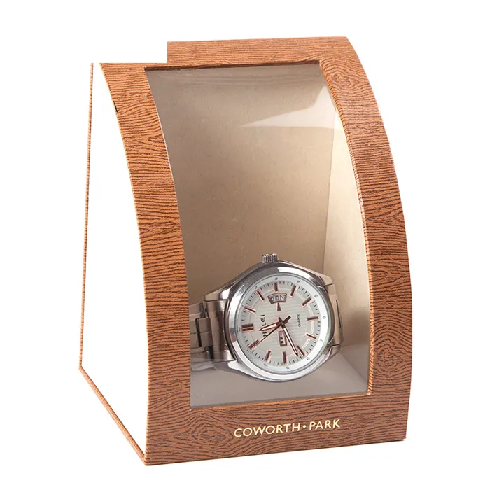 High Quality Cheap gift paper watch packaging cardboard jewelry Box With window