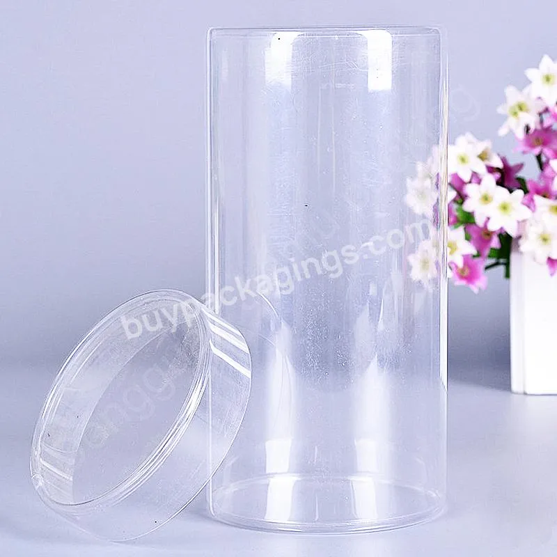 High Quality Disposable Plastic Tube With Lid For Apple Packaging