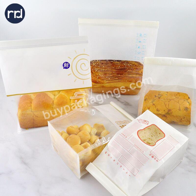 High Quality Eco-friendly Brown White Square Bottom Food Paper Bag