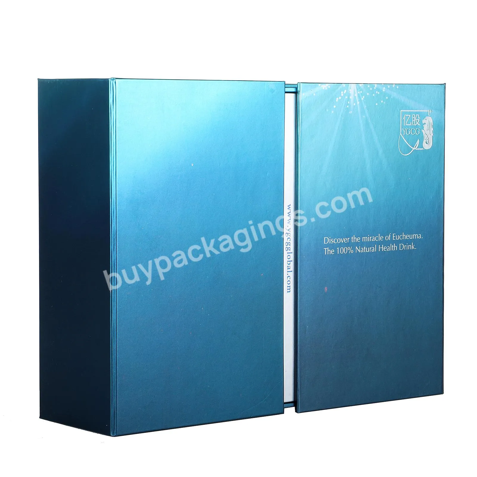 High Quality Flip Custom Color Printed Jewelry Gift Rigid Packing Box