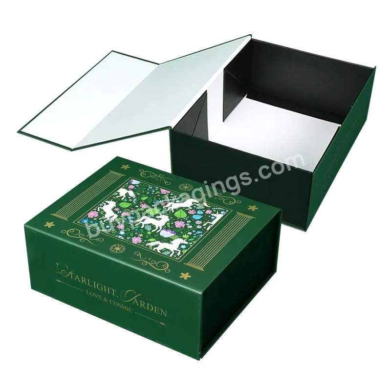 High Quality Folding Magnetic Packaging Box Gift Boxes With Magnetic Lid