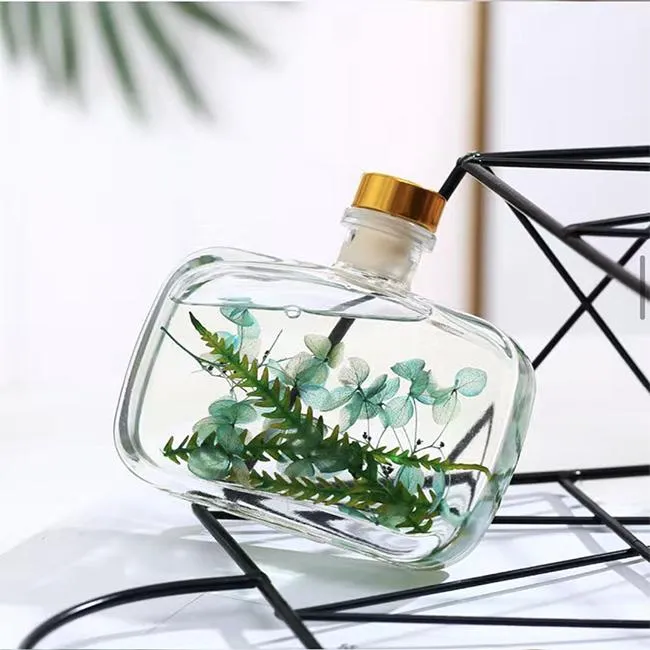 High Quality Luxury Aromatherapy Bottles 100ML 200ML Glass Diffuser Bottle Reed Diffuser Glass Bottle