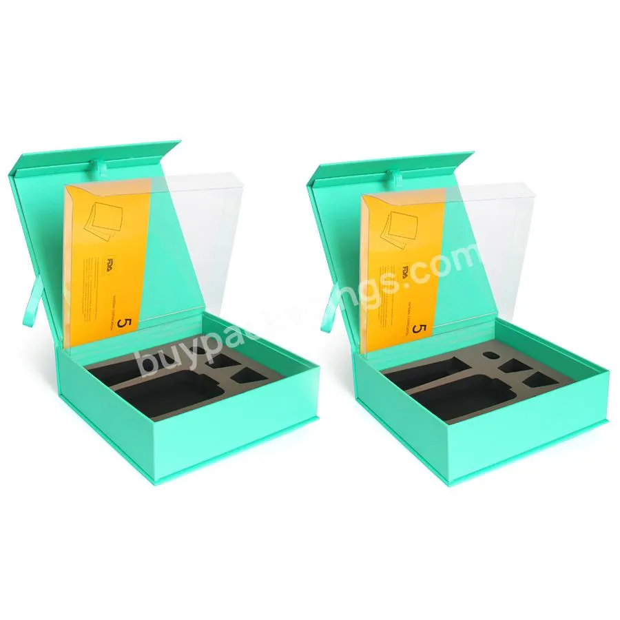 High Quality Luxury Cosmetic Green Color Oem Cardboard Box For Gift Packaging