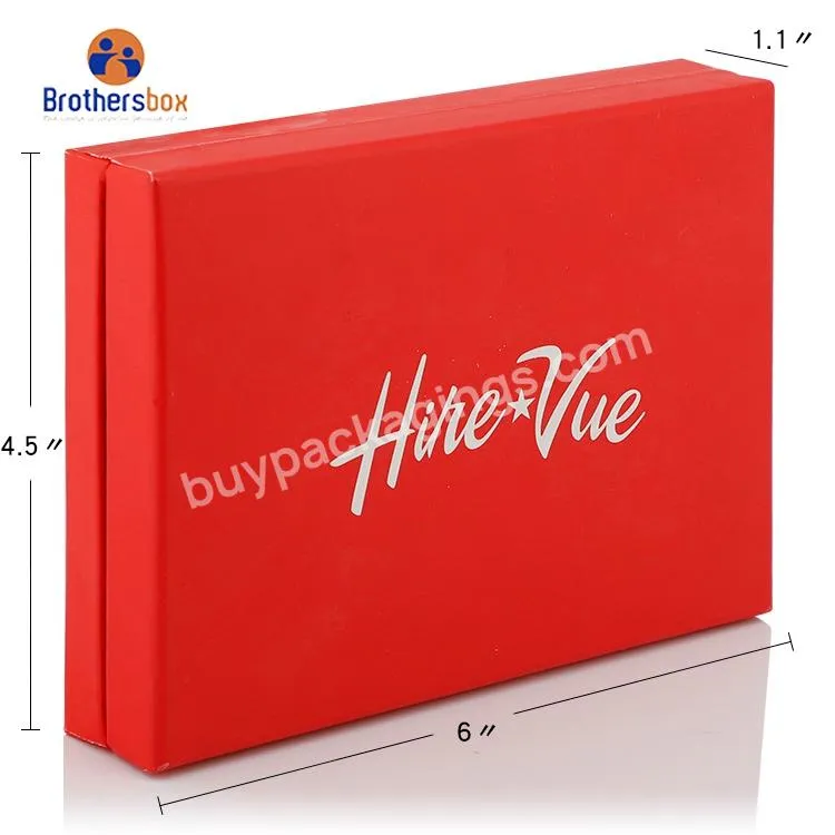 High Quality Luxury red magnetic gift box Custom Printed dates packaging boxes