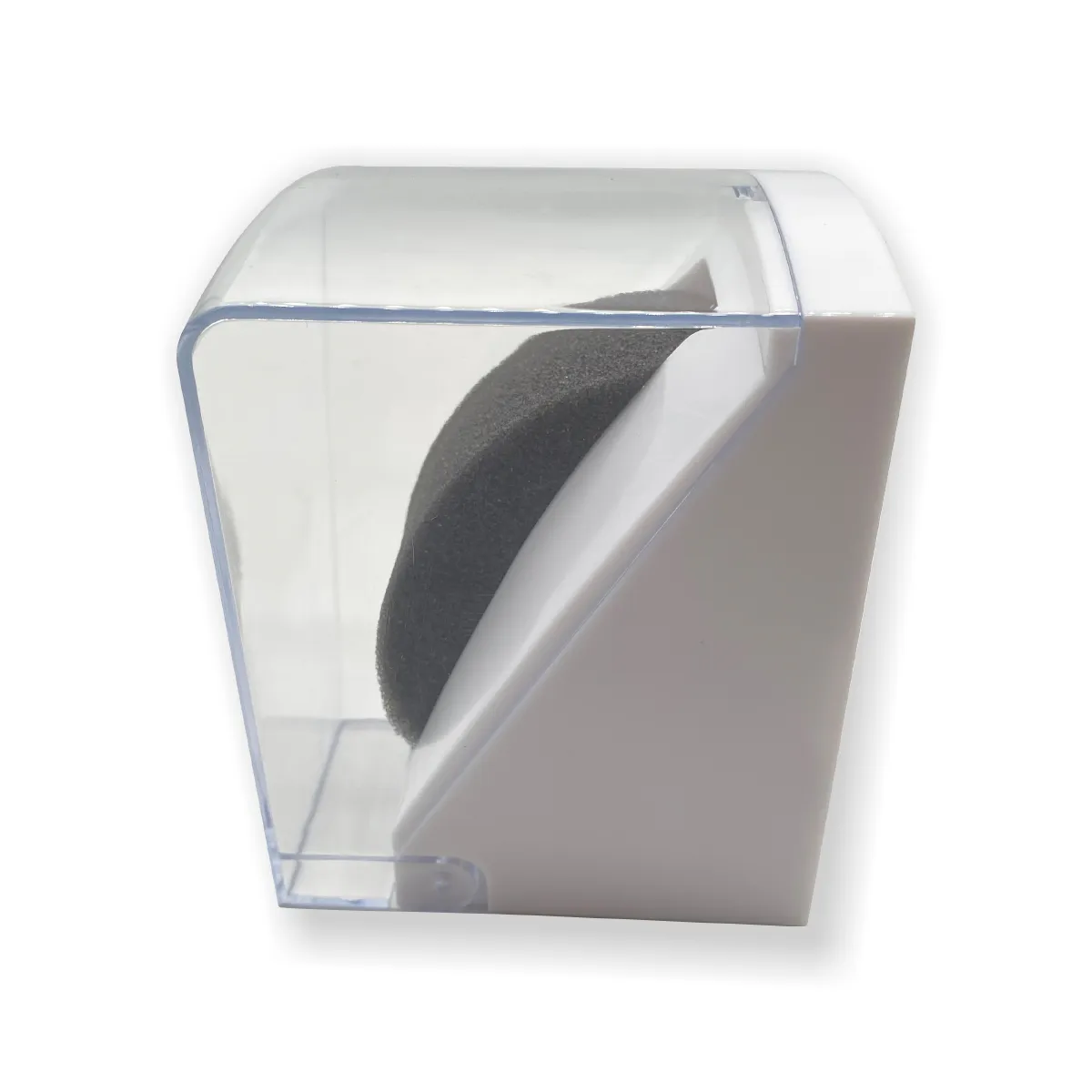 High Quality Open Watch Box Transparent White Plastic Watch Box