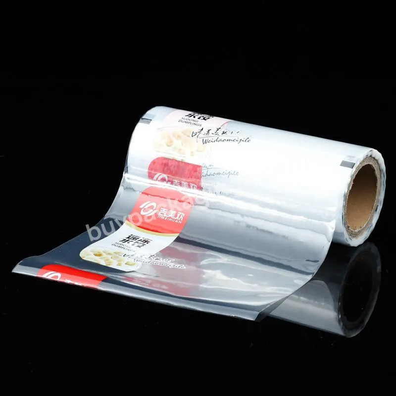 High Quality Pe Pet Laminated Film Customized Plastic Film Roll Candy Biscuit Packaging Film Roll For Food Packaging