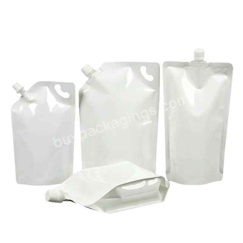 High Quality Pe/nylon/pet Liquid Juice Pouch Bag Soap Spout Pouches Plastic Bag For Laundry Detergent Soap Powder Packaging