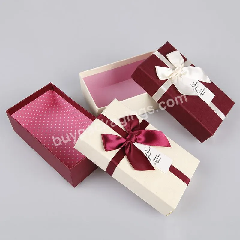 High Quality Personalized Custom Logo Fancy Gift Box Packaging