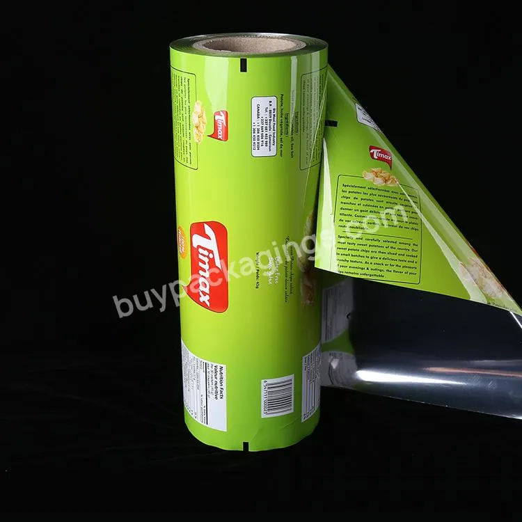 High Quality Plastic Food Lamination Flexible Packaging Sachet Roll Film Chocolate Energy Bar Stock Film Aluminum Foil Laminated