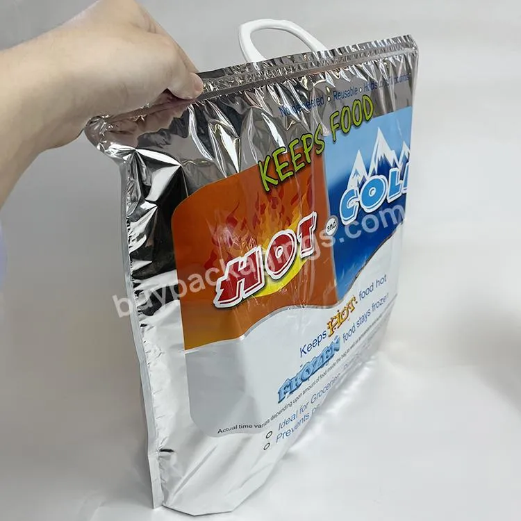 High Quality Portable Aluminium Foil Tote Ice Cream Cooler Bags - Buy Portable Aluminium Foil Cooler Bag,Tote Cooler Bag,Portable Ice Cream Cooler Bag.