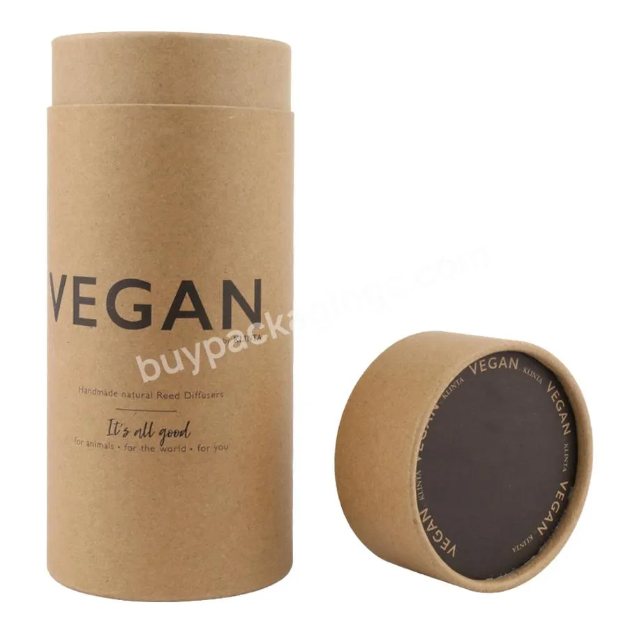 High Quality Recycled Large Size 600ml Paper Packaging Kraft Cardboard Paper Tube - Buy Paper Tubes For Packaging,Cylinder Packaging 600 Ml,High Quality Cylinder Gift Box.