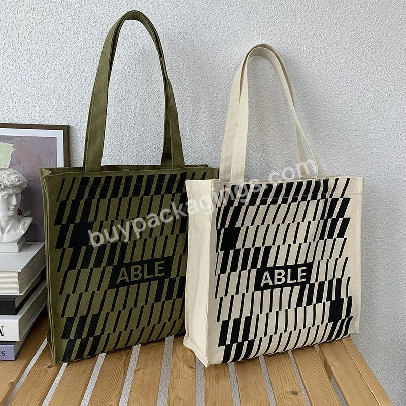 High Quality Reusable Canvas Shopping Bags Custom Canvas Tote Bags