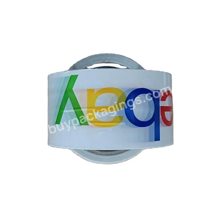 High Quality Strong Adhesive Carton Box Package Custom Logo Print Transparent Adhesive Tape