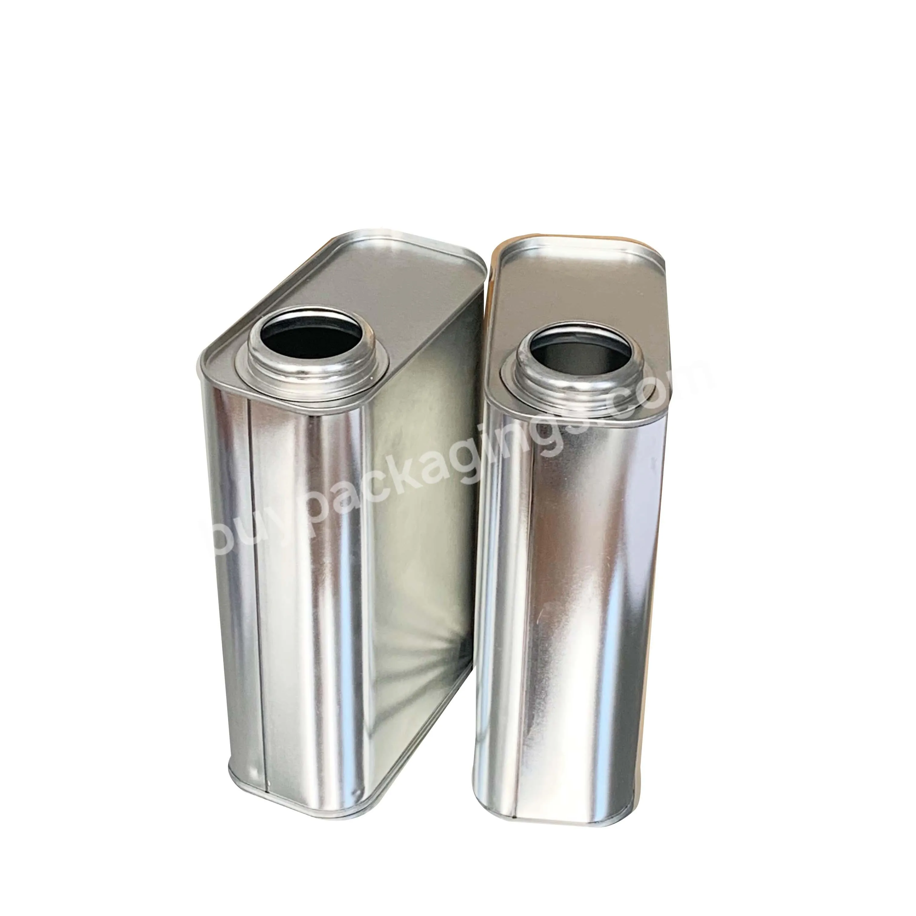 High Quality Tinplate Material Squeeze Lids 1l Square Tin Can For Oil Packaging From China