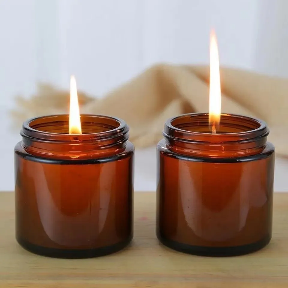 High Quality Transparent Candle Containers 12Oz Empty Candle Jars For Making Candles