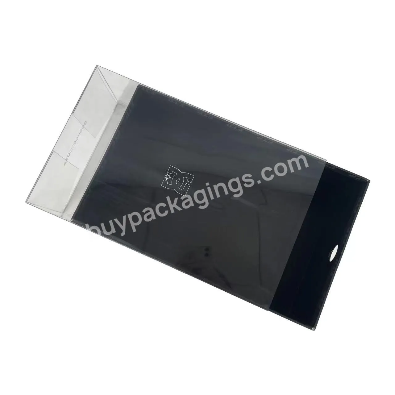 High Quality Transparent window Gift Packaging Paper Box Clear Shoe Box