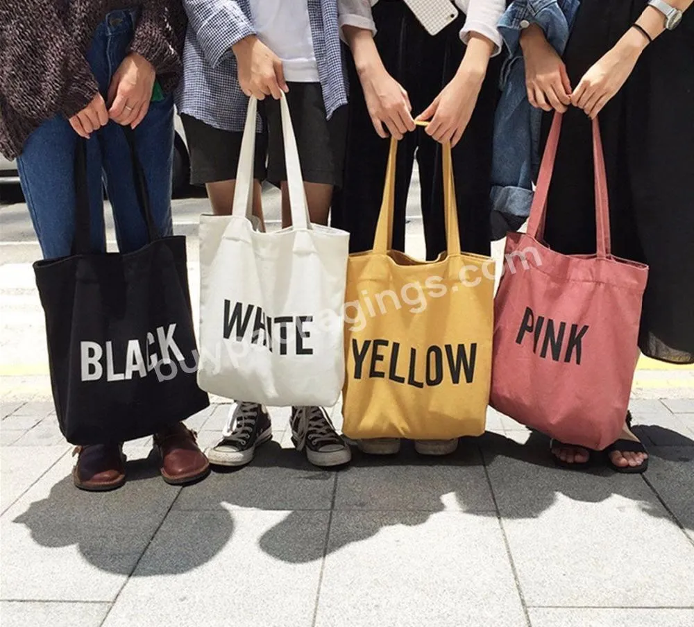 High-quality Women Men Handbags Canvas Tote Bags Reusable Grocery High Capacity Shopping Tote Bag With Letter Printing