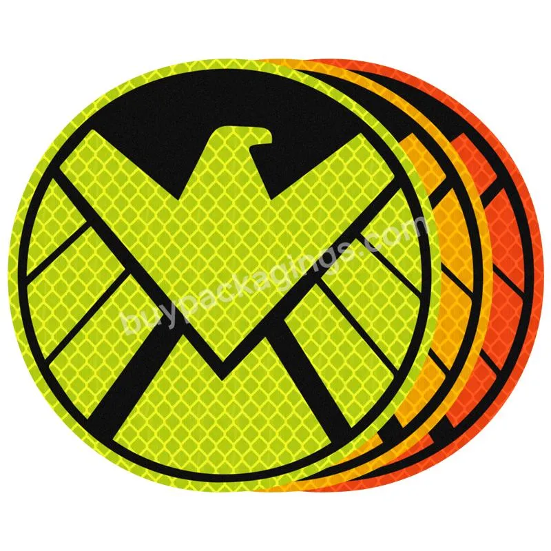 High Visibility Custom Logo 3m Reflective Pvc Vinyl Car Sticker