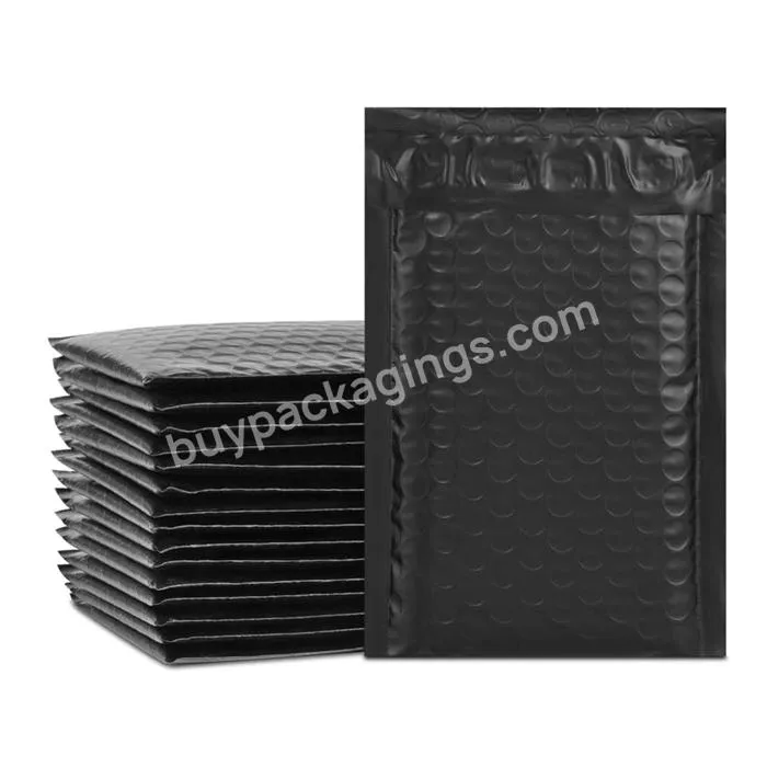 Holographic Black Bubble Mailers Custom Padded Printed Cheap Poly Envelope Mailing Bags