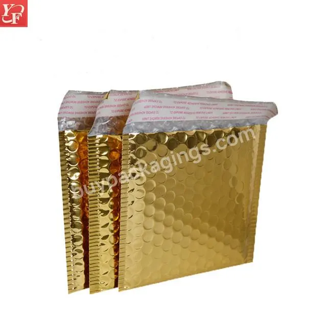 Holographic Bubble Mailer Foil Padded Envelope Eco Friendly Courier Clothing Packaging Mailing Bag