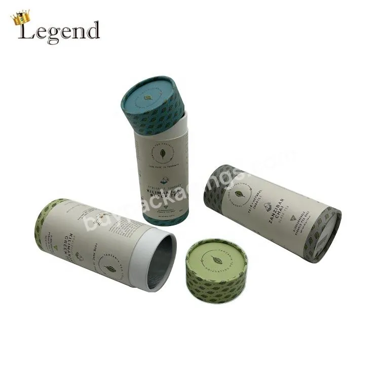 Honey Bag Paper Tube Box Perfume Essential Oil Bottle Packaging Recycled Food Grade Luxury Custom Coffee Cylinder Tea Boxes