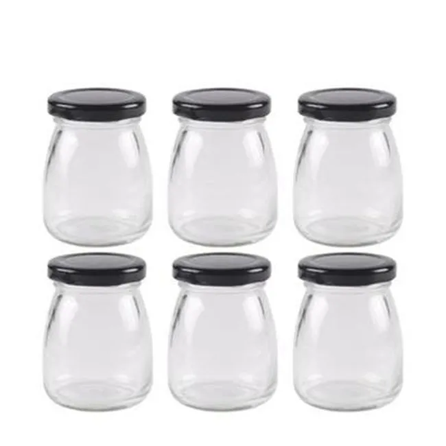 Hot Sale 100ml 150ml 200ml Jelly Pudding Container Promotional Yogurt Glass Bottle