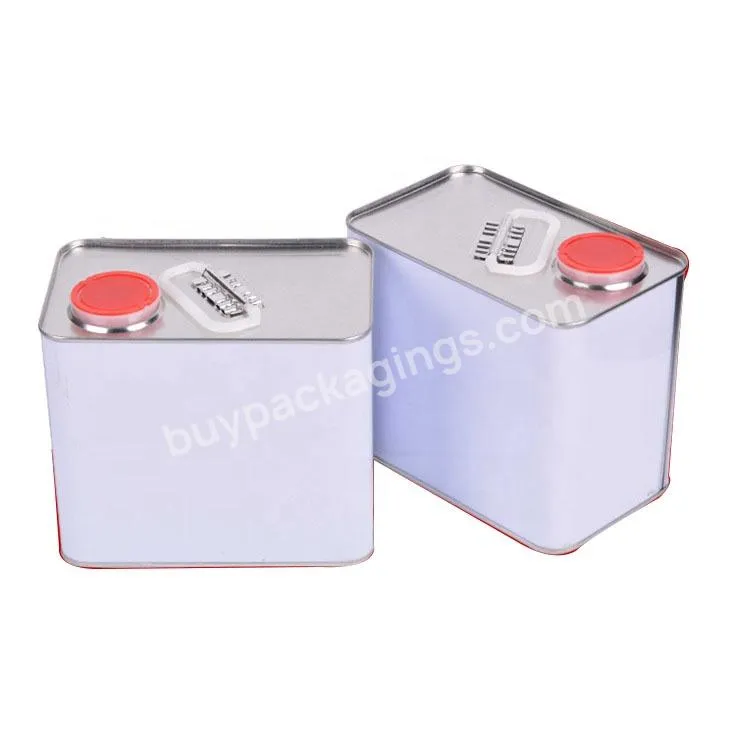 Hot Sale 2l Square Tins Container For Oil Packaging